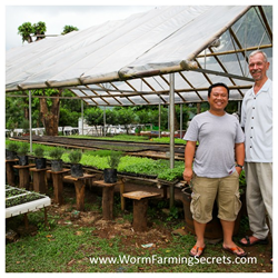 50 Square Meters Of Worm Composting Beds Producing 11k Liters Of Worm Poo Every 45 Days…