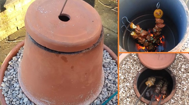 How To Make A Tandoori Oven With Flower Pots To Cook Authentic Indian Food...