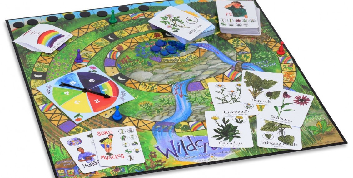This Cool Board Game Teaches Children About Edible & Medicinal Plants & Herbs...