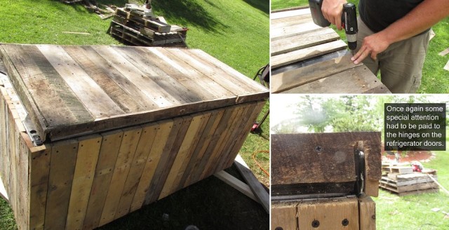 How To Turn An Old Broken Refrigerator Into An Awesome Rustic Cooler...