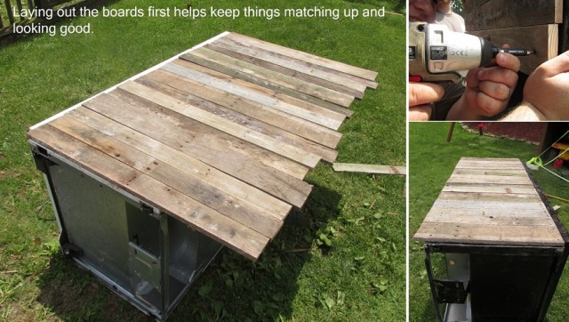 How To Turn An Old Broken Refrigerator Into An Awesome Rustic Cooler...