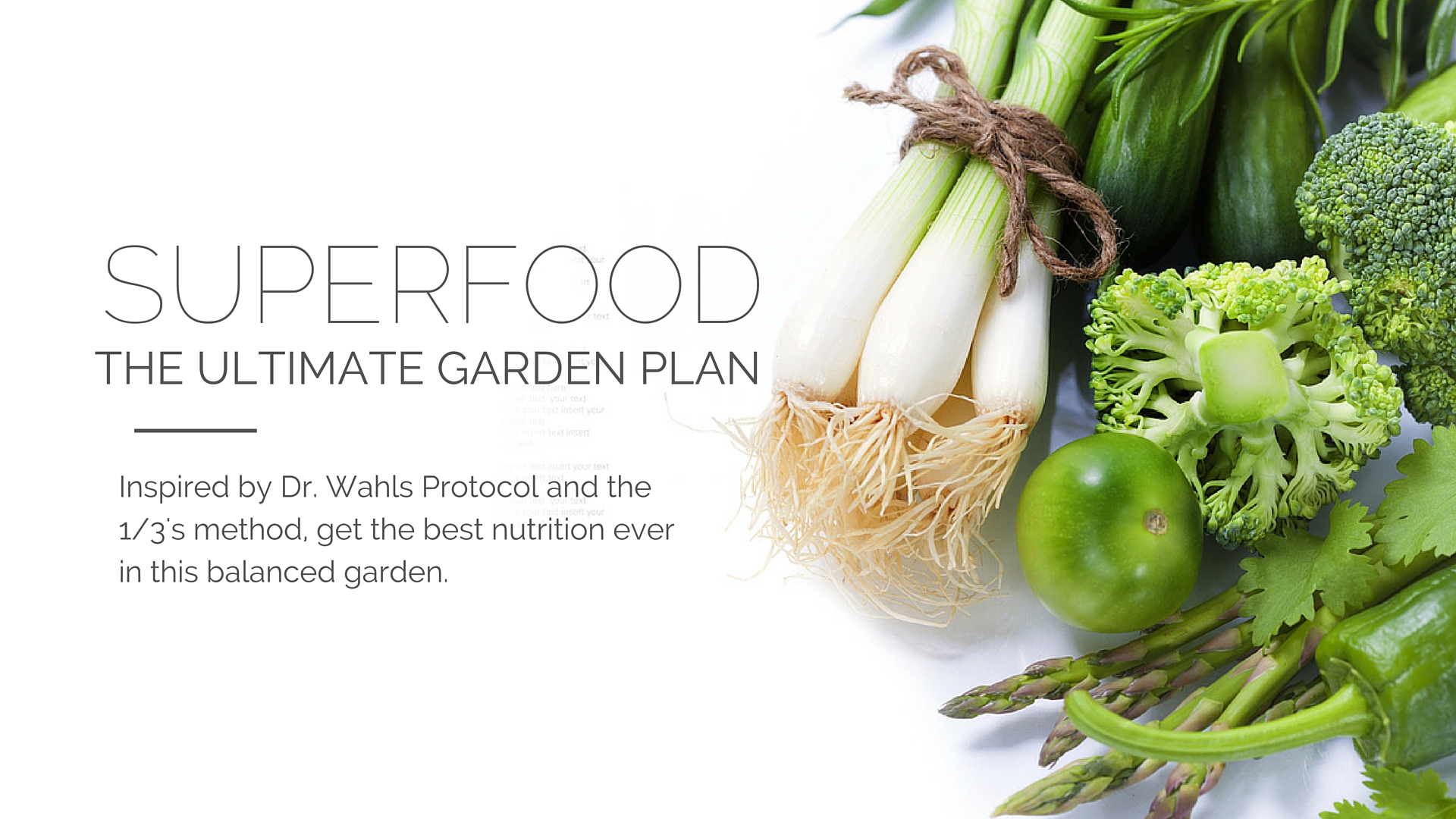 How To Plant A Superfood Garden & Grow Your Own Nutrient Dense Superfoods...