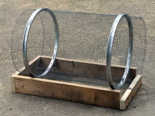 Homemade Trommel Compost Sifter
