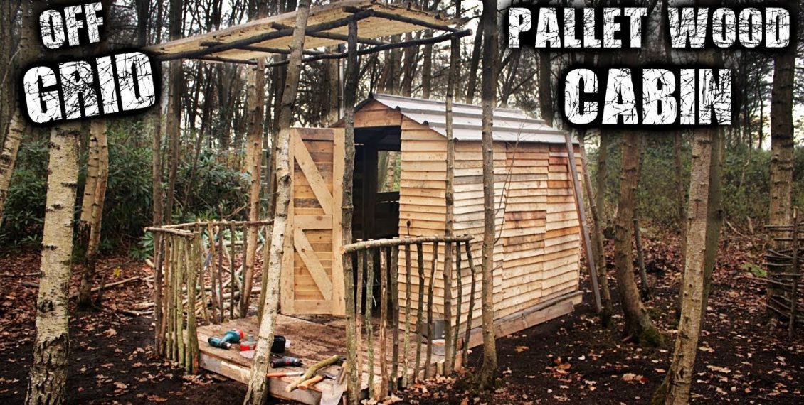 Building An Off Grid Cabin Using Free Pallet Wood...