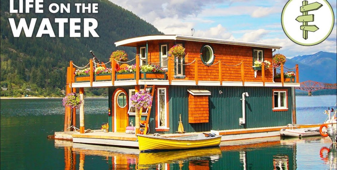 This Spectacular Floating Home Is Self-Built & Off-Grid…