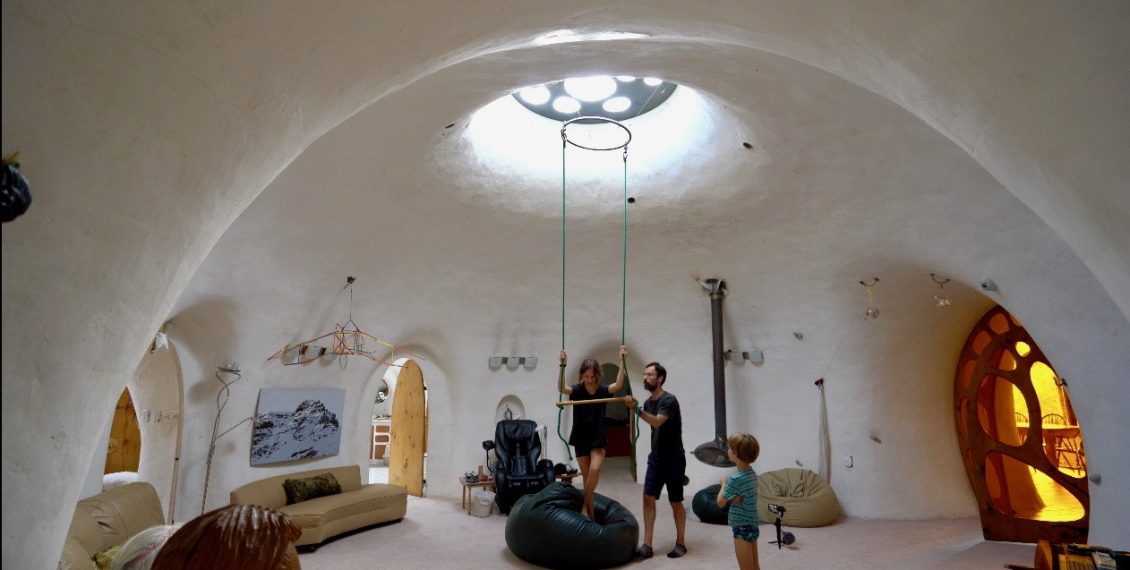Earth Integrated Underground Dome House...