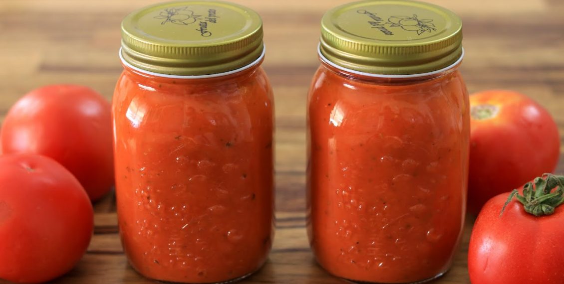 How To Make & Can Homemade Tomato Sauce…