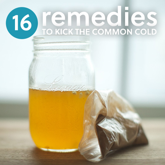 16 Natural Remedies To Kick The Common Cold...