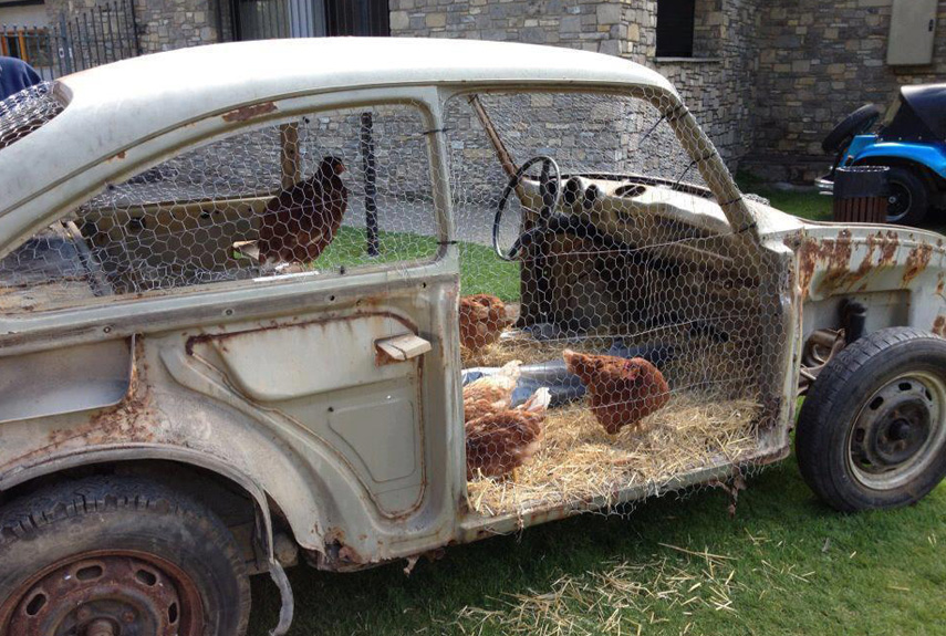 12 Unconventional But Very Stylish Chicken Coop Ideas...