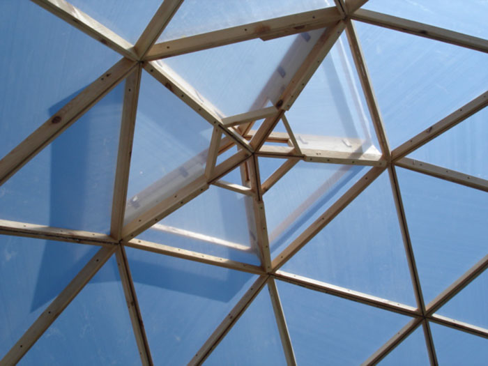 A Beautifully Constructed DIY Dome Greenhouse...