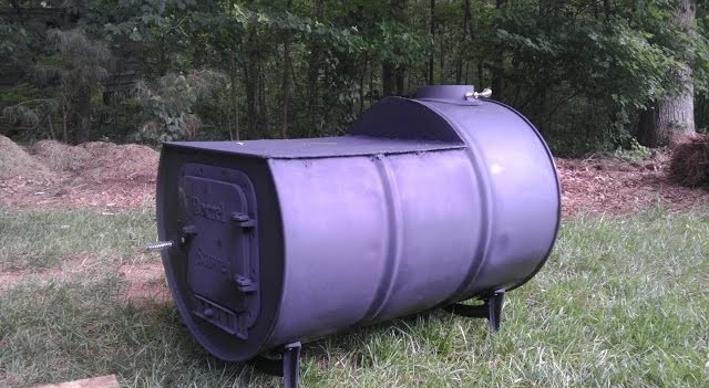 How To Make A Cook Top Woodstove From A 55 Gallon Drum...