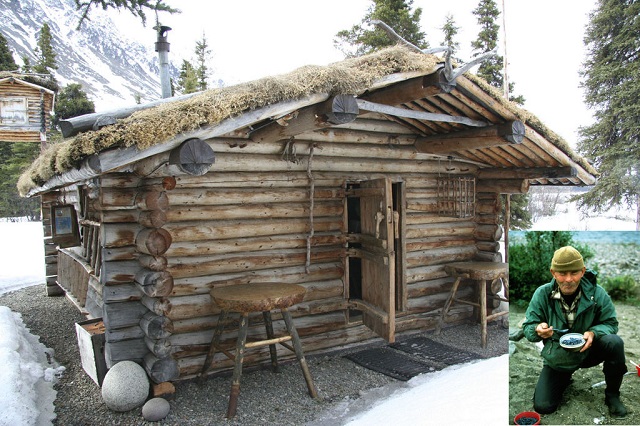 This Man Lived Alone For Nearly 30 Years In The Mountains of Alaska In a Log Cabin Which He Built With His Own Hands…
