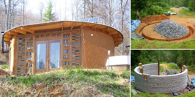 Building An Earthbag Round House For Less Than $5,000...