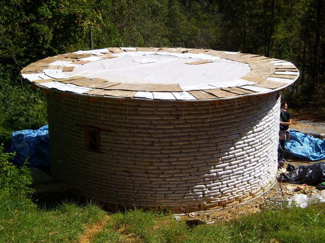 Building An Earthbag Round House For Less Than $5,000...