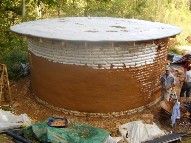 Building An Earthbag Round House For Less Than $5,000...