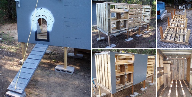 Making A Chicken Coop Out Of Old Pallets...