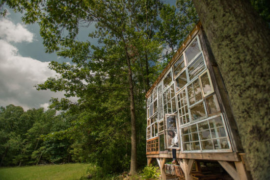 Young Couple Quit Their Jobs To Build This Glass House For $500...