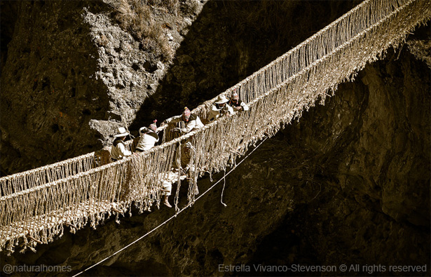 This Bridge Is Made Entirely From Blades Of Grass & Can Withstand 10 Tons...