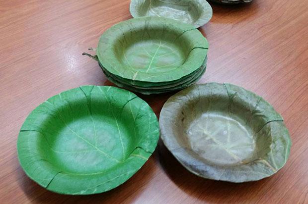 New, Sustainable, Leak-Proof Bowls Are Made From Leaves To Replace Disposable Plastic...
