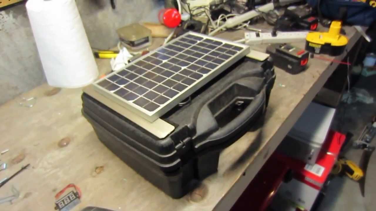 How To Build A Portable Homemade Solar Generator For $150...