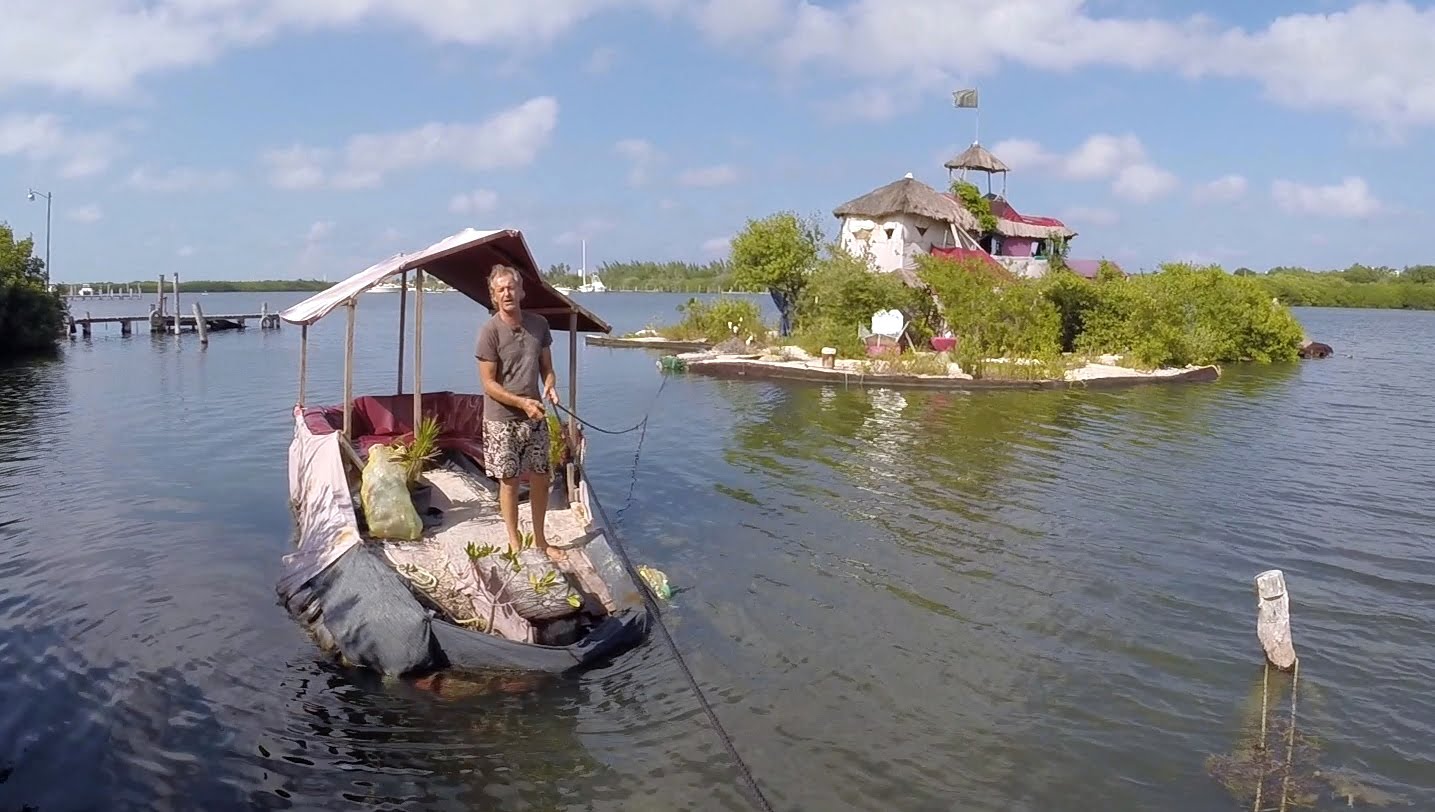 This Island Is Made From 100,000 Plastic Bottles...