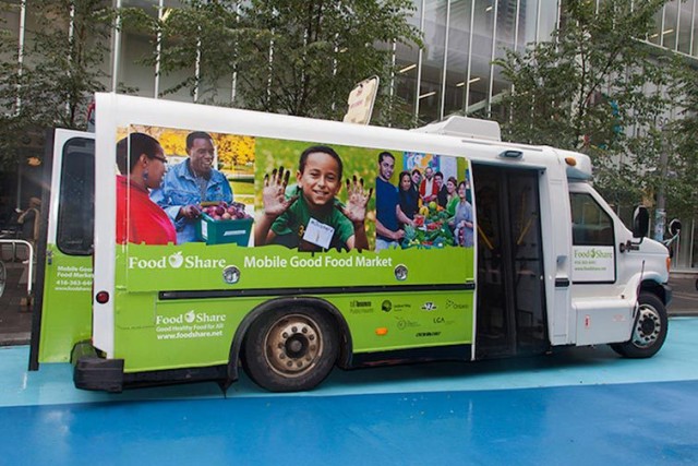 Bus Converted Into Mobile Food Market Brings Fresh Produce To Low-Income Neighbourhoods...