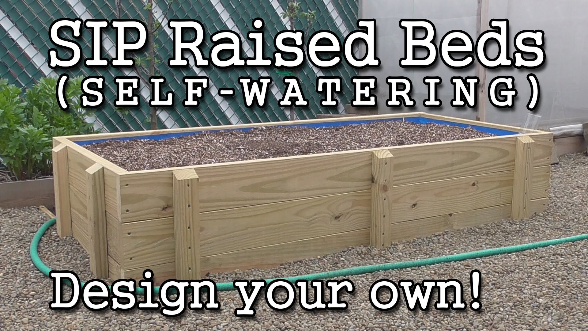 How To Build A Self-Watering Sub-Irrigated Raised Garden Bed...