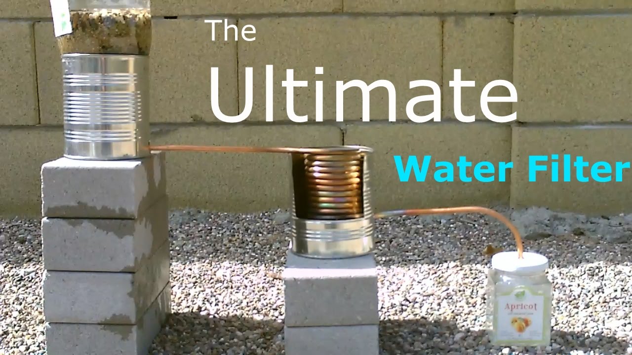 The Ultimate DIY Water Filter Uses No Electricity & Works As A Water heater & Stove Burner Too...