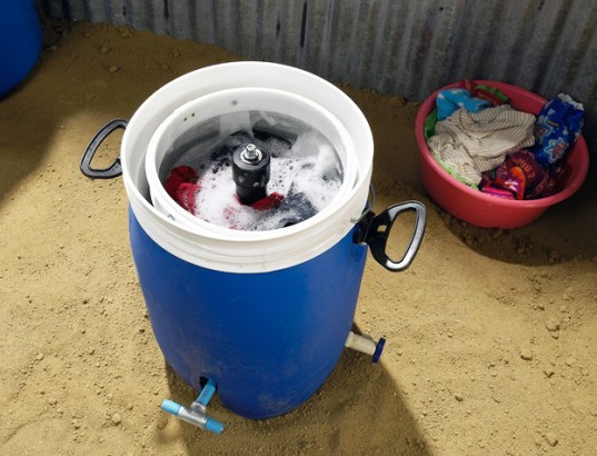 This Pedal Powered Washer / Dryer Costs $40 & Uses No Electricity...