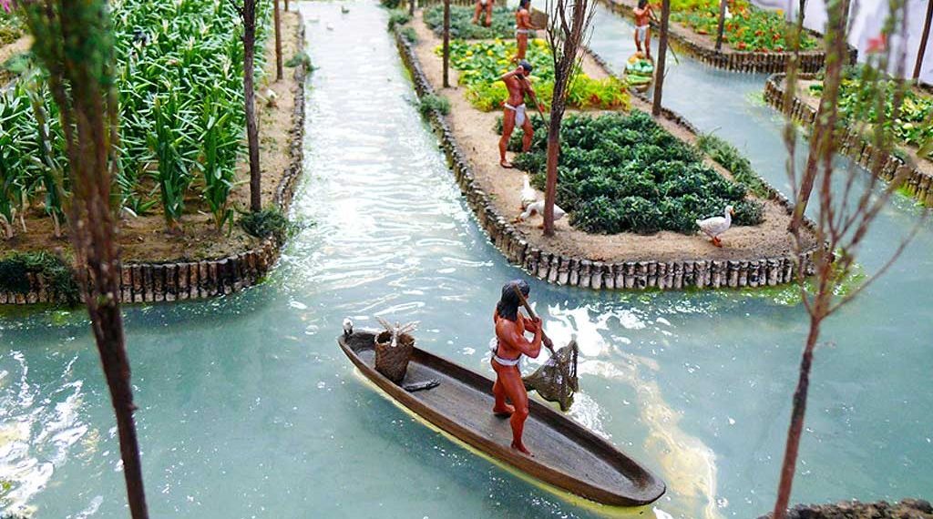 The Floating Gardens Of The Aztecs...