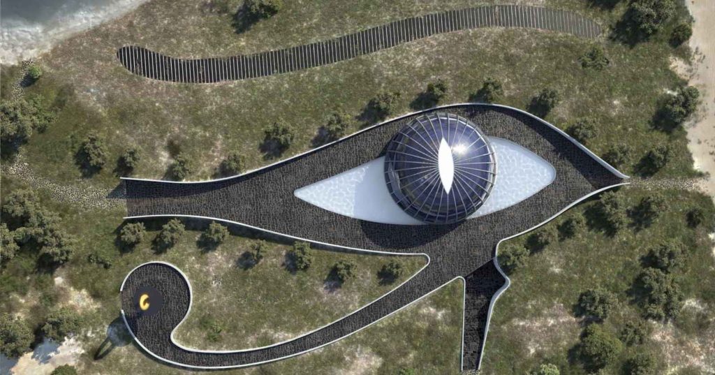 Incredible Self-Sufficient Home That Resembles The Eye Of Horus...