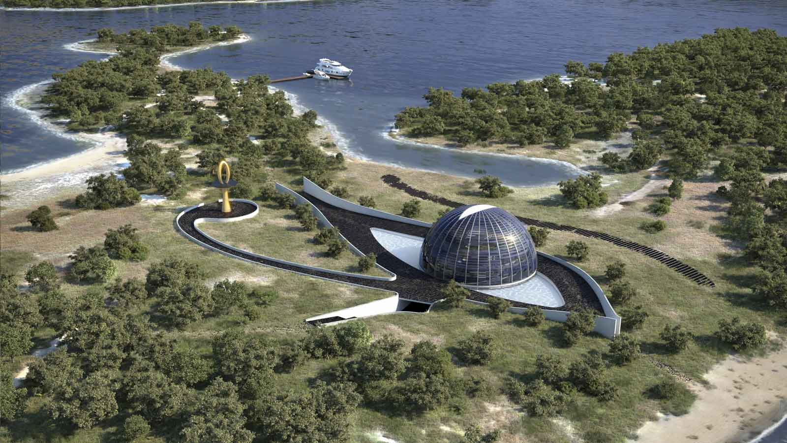 Incredible Self-Sufficient Home That Resembles The Eye Of Horus...