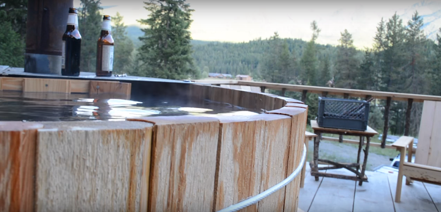How To Build A DIY Wood Fired Cedar Hot Tub....