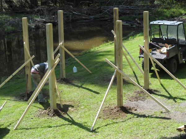 Awesome Fire Pit Swing Set DIY Project...