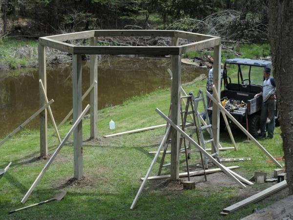 Awesome Fire Pit Swing Set DIY Project...