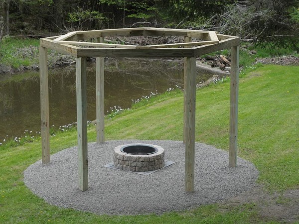 Awesome Fire Pit Swing Set DIY Project...