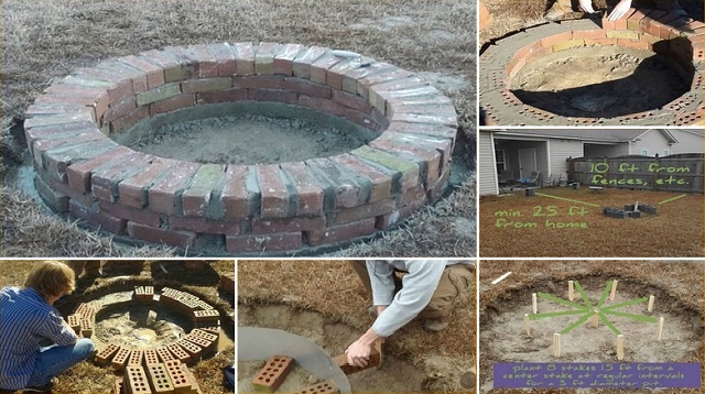 How To Build Your Own Backyard Fire Pit In A Weekend For Under $200… - Eco Snippets