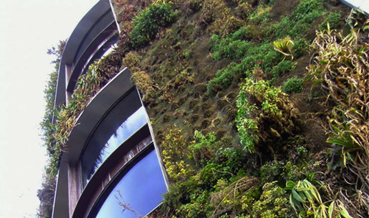 Newly-Developed Concrete Absorbs CO2, Insulates, And Is Also A Vertical Garden...