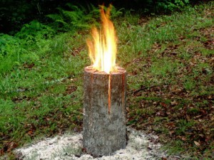How To Make A Swedish Log Candle...