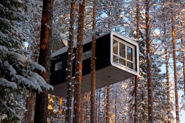The "Tree Hotel" – Unique Tree Houses In The Arctic...