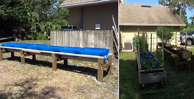 A DIY Raised Garden Planter Stand...