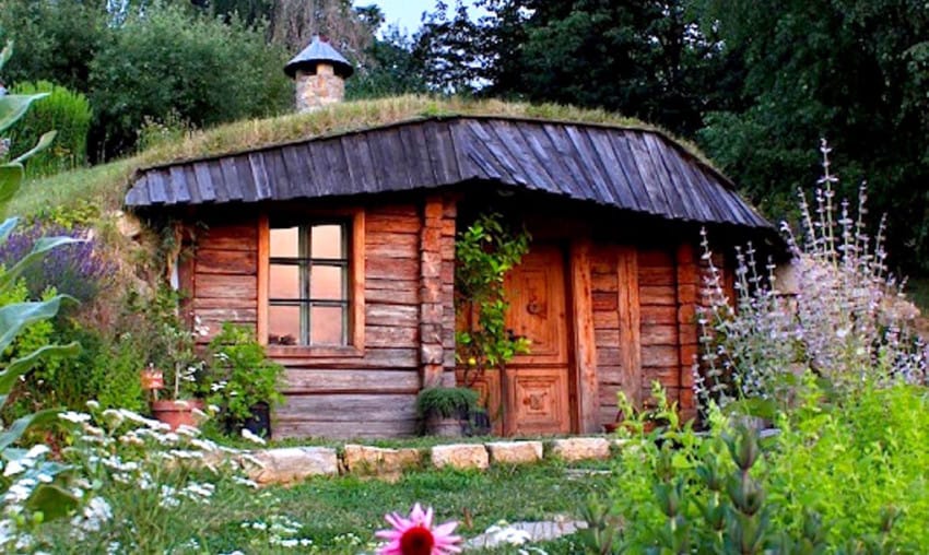 Grass Hill Hides A Magical Hobbit Teahouse In Slovenia...