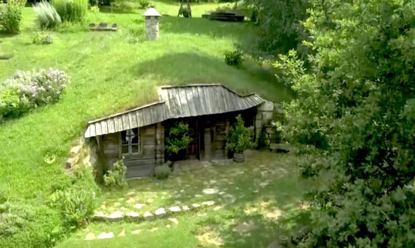 Grass Hill Hides A Magical Hobbit Teahouse In Slovenia...