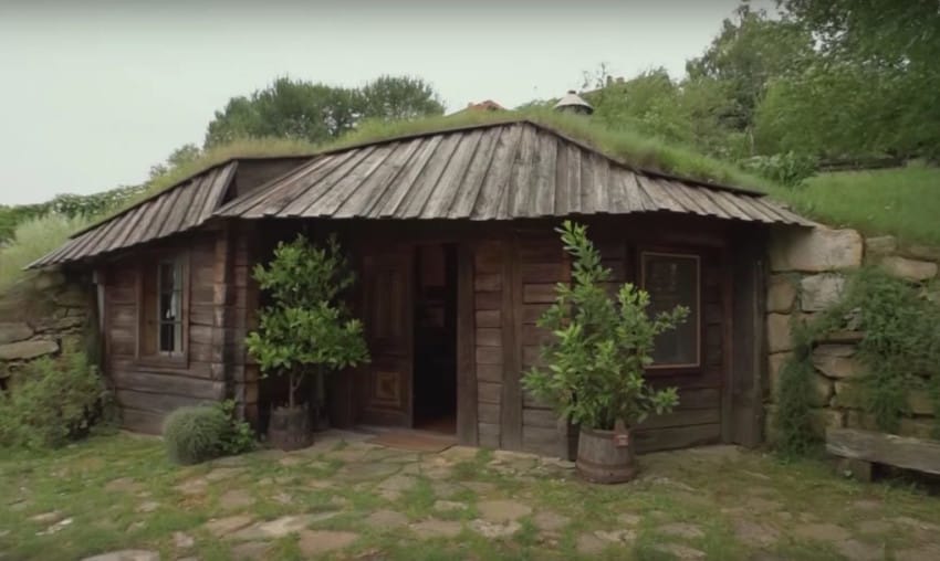 Grass Hill Hides A Magical Hobbit Teahouse In Slovenia...