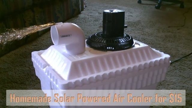 DIY Homemade Solar Powered Air Cooler For $15...