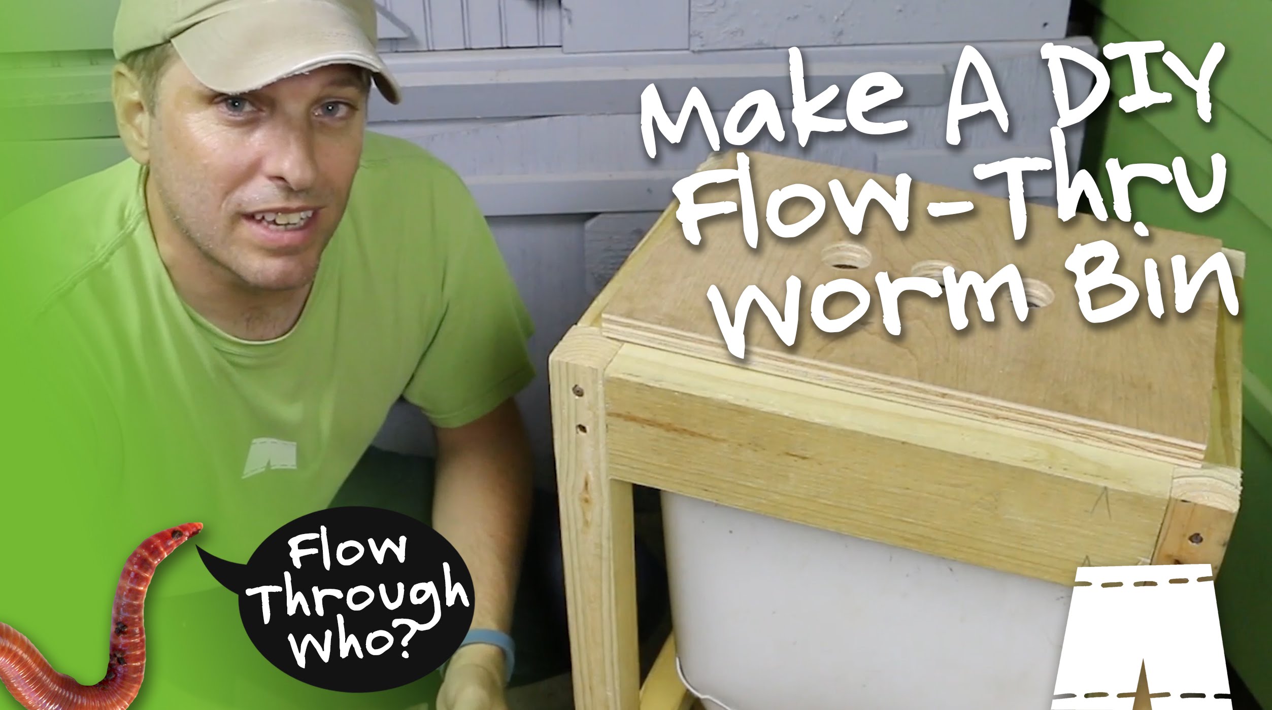 How To Make, Setup & Harvest From A Flow Through Worm Composter...