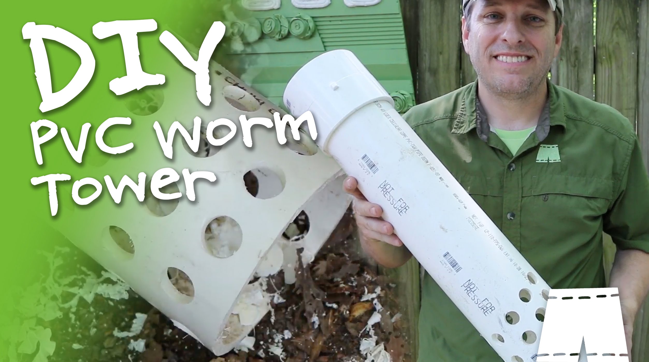 How To Make A DIY Worm Tower For Your Garden...