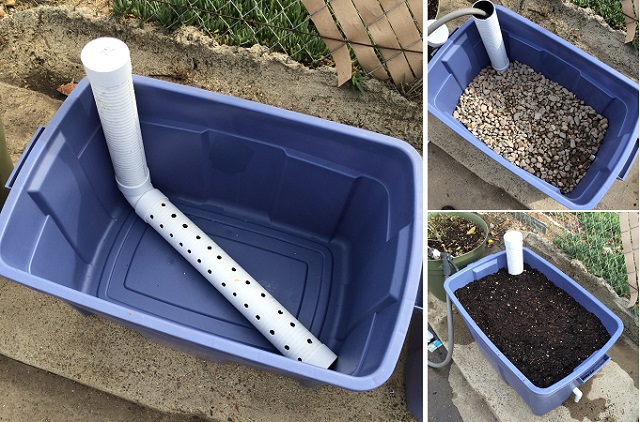 DIY Wicking Bed – Self Watering Container Gardening...