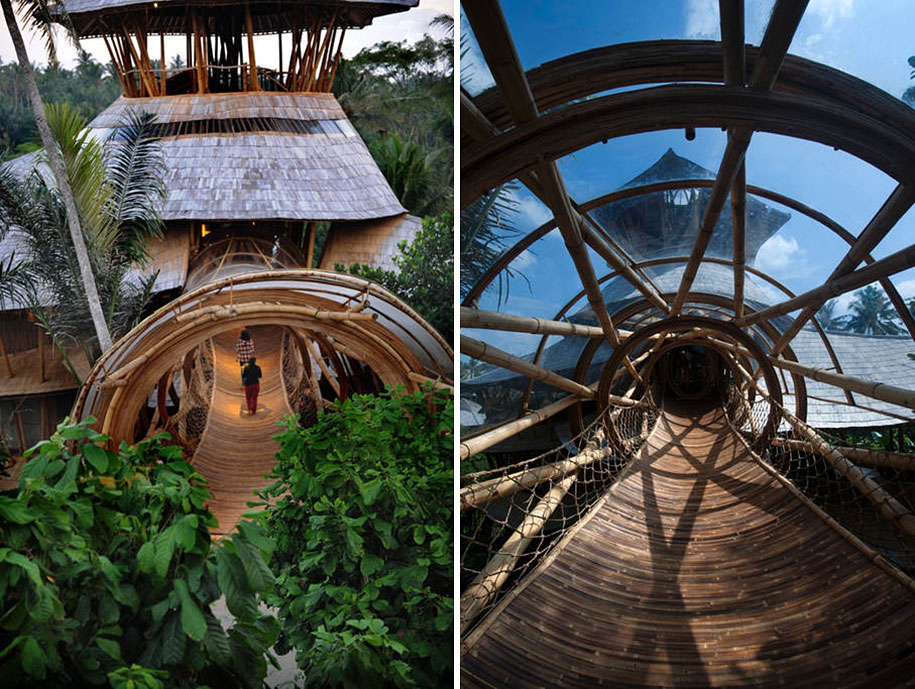 Amazingly Beautiful Houses Made Out Of Bamboo...