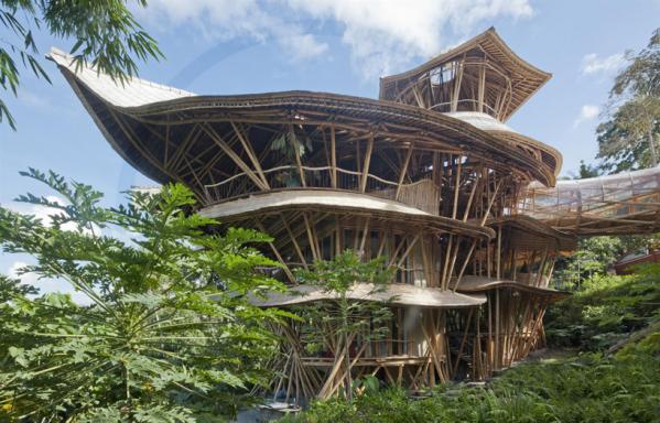 Amazingly Beautiful Houses Made Out Of Bamboo...